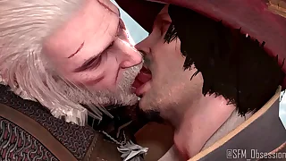FULL: Gay Lark Characters Kiss anent Tongue [Obbi-mation]